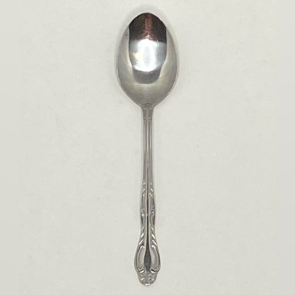 F.B. Rogers Stainless Korea Scrolls Table Spoon New - 1